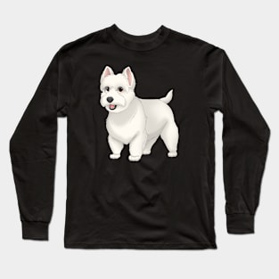 West Highland White Terrier Dog Long Sleeve T-Shirt